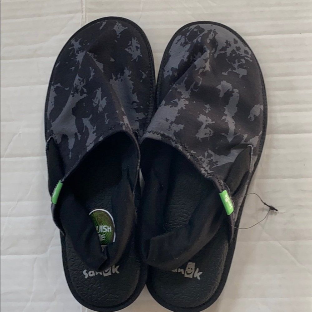 Sanuk Yoga Mat Slides Slip-On Sandals NWOT! Women's size 6